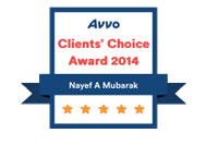 Orlando Immigration Lawyer Nayef Mubarak AVVO's Client Choice 2014