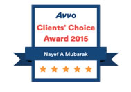 Orlando Immigration Lawyer Nayef Mubarak AVVO's Client Choice 2015