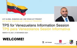 Information session at UCF about TPS for Venezuelans in the United Statesn