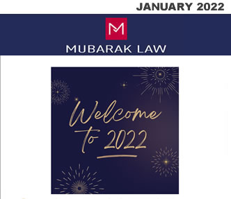 January 2022 Newsletter from Mubarak Law