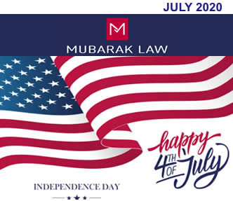 July Newsletter from Mubarak Law